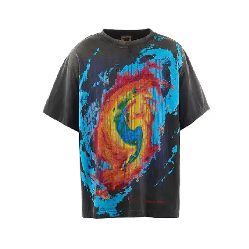 Black St Michael x Cactus Plant Flea Market ANGRY LV GD Tee