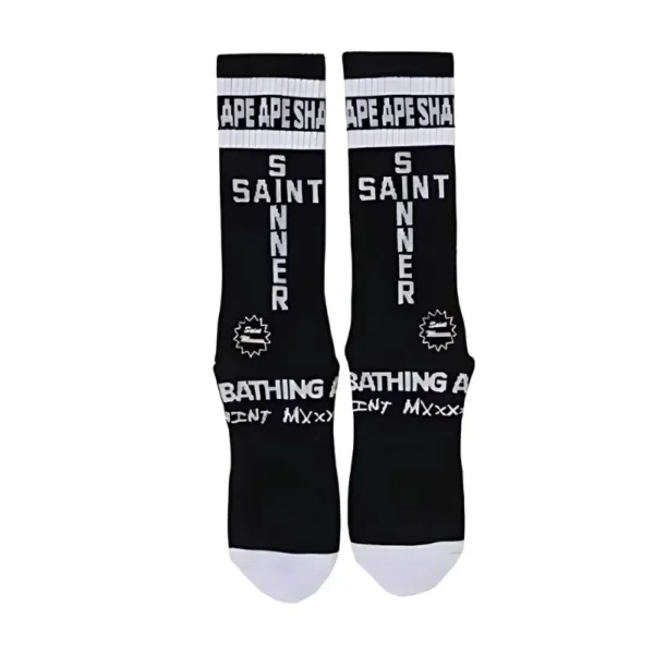 Charcoal Saint Michael Socks