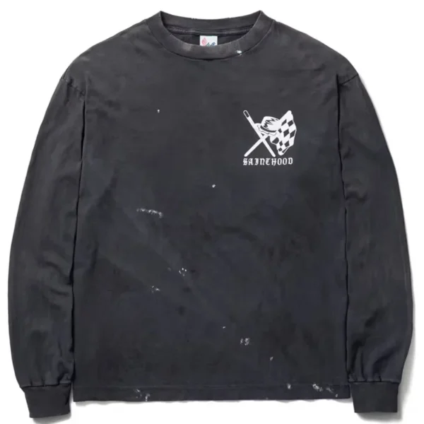 Gray Saint Mxxxxxx x NEIGHBORHOOD Speed Kills Long Sleeves Tee