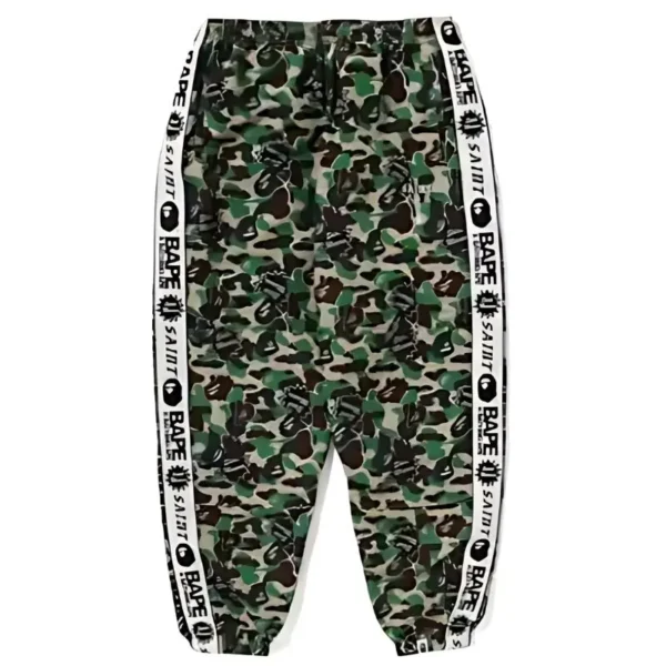Green Saint Camo Track Sweatpants
