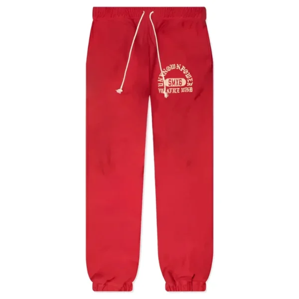 Red Saint Michael Power Sweatpants