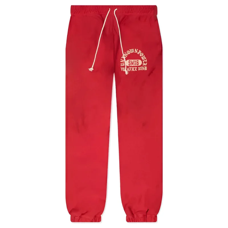 Red Saint Michael Power Sweatpants