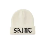 Saint Knit White Caps