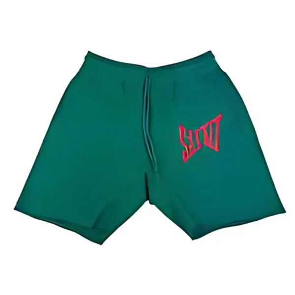 Saint Green Red Shorts