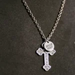 Silver SAINT Mxxxxxx x Neighborhood STHD Necklace