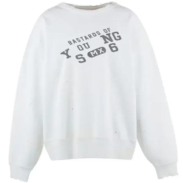 White Bastards of Young Saint MX6 Long Sleeve Tee
