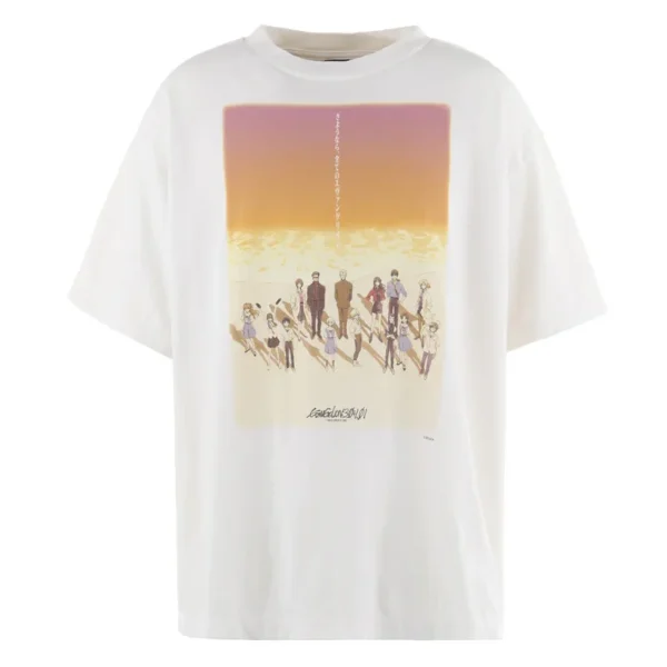 White Orange Geeks Tee Saint Michael