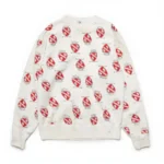 White Saint Mxxxxxx x Readymade Red Heart Printed Cotton Sweatshirt