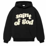 Black Fear of God x Saint of God Hoodie