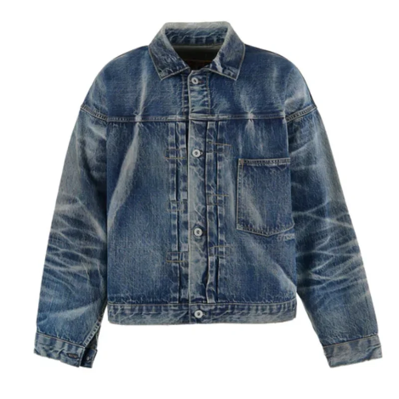 SAINT BerBerJin Denim Button Up Jacket
