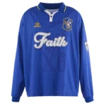 Blue Saint Michael Faith Soccer Shirt
