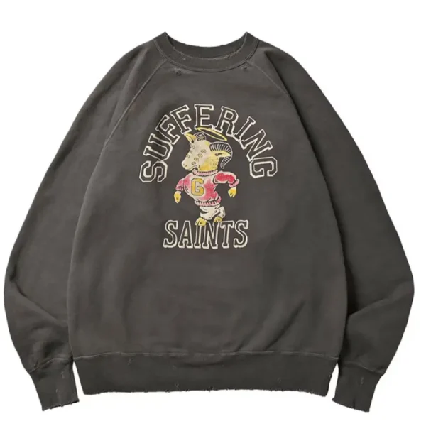 Saint Michael x NEXUSVII Suffering Saint Crewneck Sweater