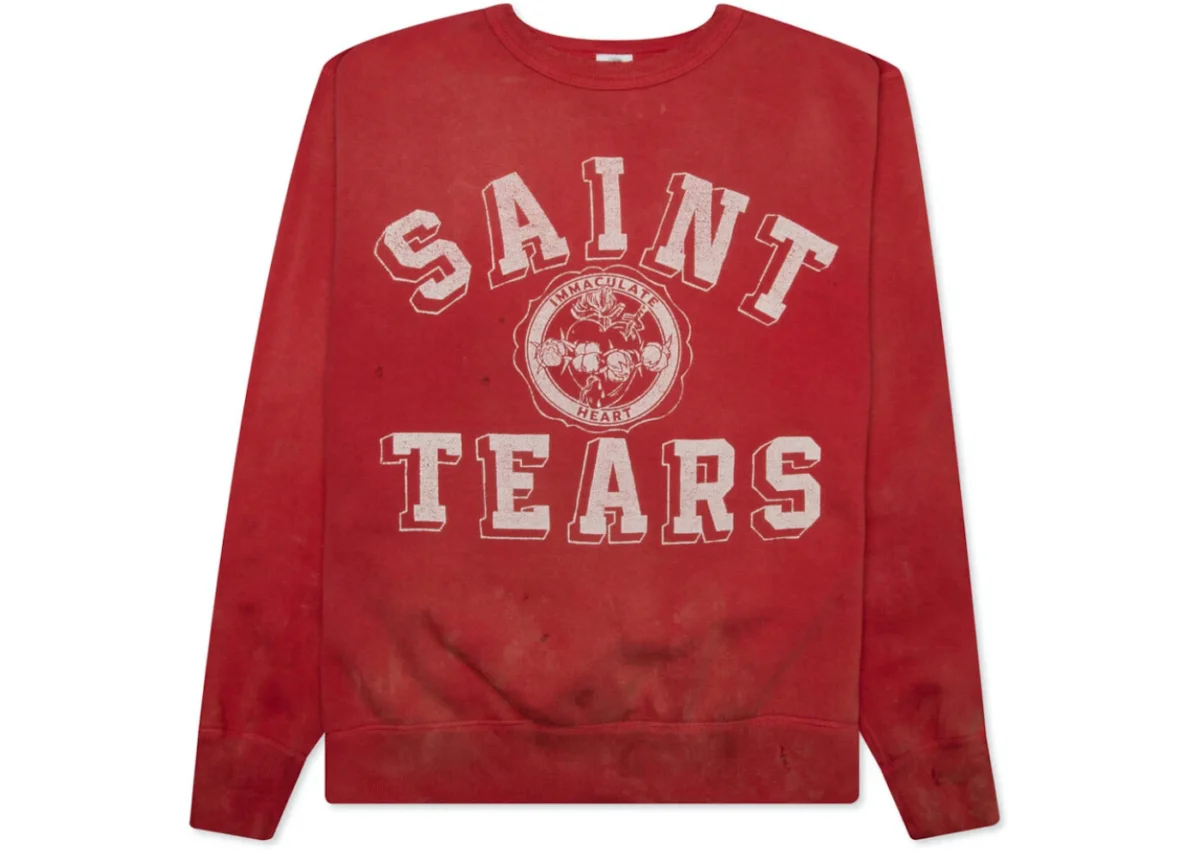 Red Saint Michael x Denim Tears Sweatshirt