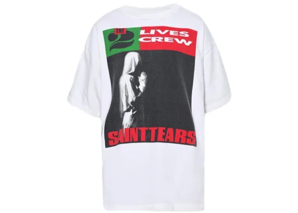 White Saint Michael x Denim Tears Lives Crew T-shirt