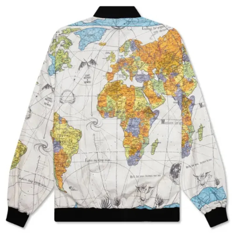 Saint Michael X Dr. Woo World Map Jacket