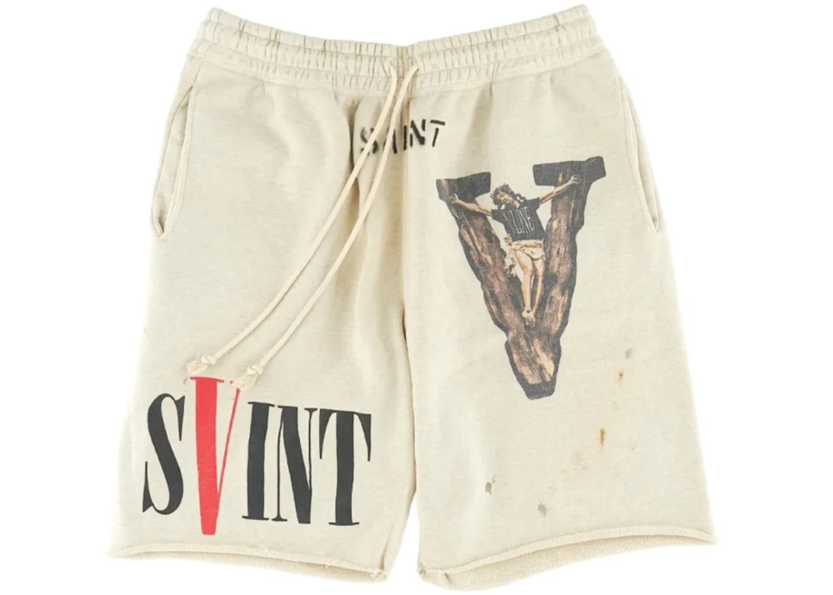 White Saint Mxxxxxx x VLONE Short - Image 1