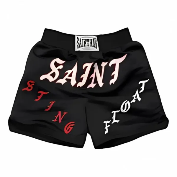 Saint White Logo Shorts