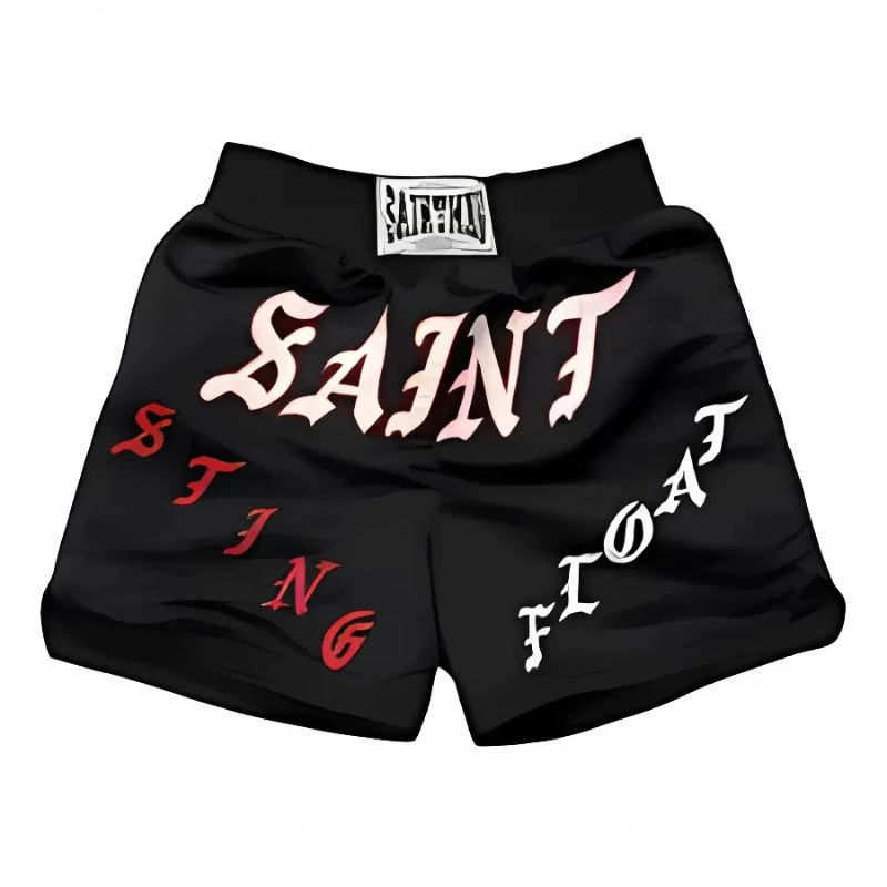 Saint White Logo Shorts