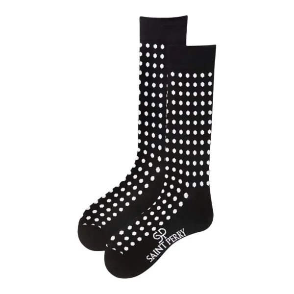 White Dot Saint Michael Socks